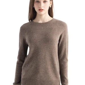 O Neck Women Sweater 100% Merino Wool Pullover Knitwear Sweater Fall Winter Jumper Long Sleeve Knitted Warm Top Women's Clothing